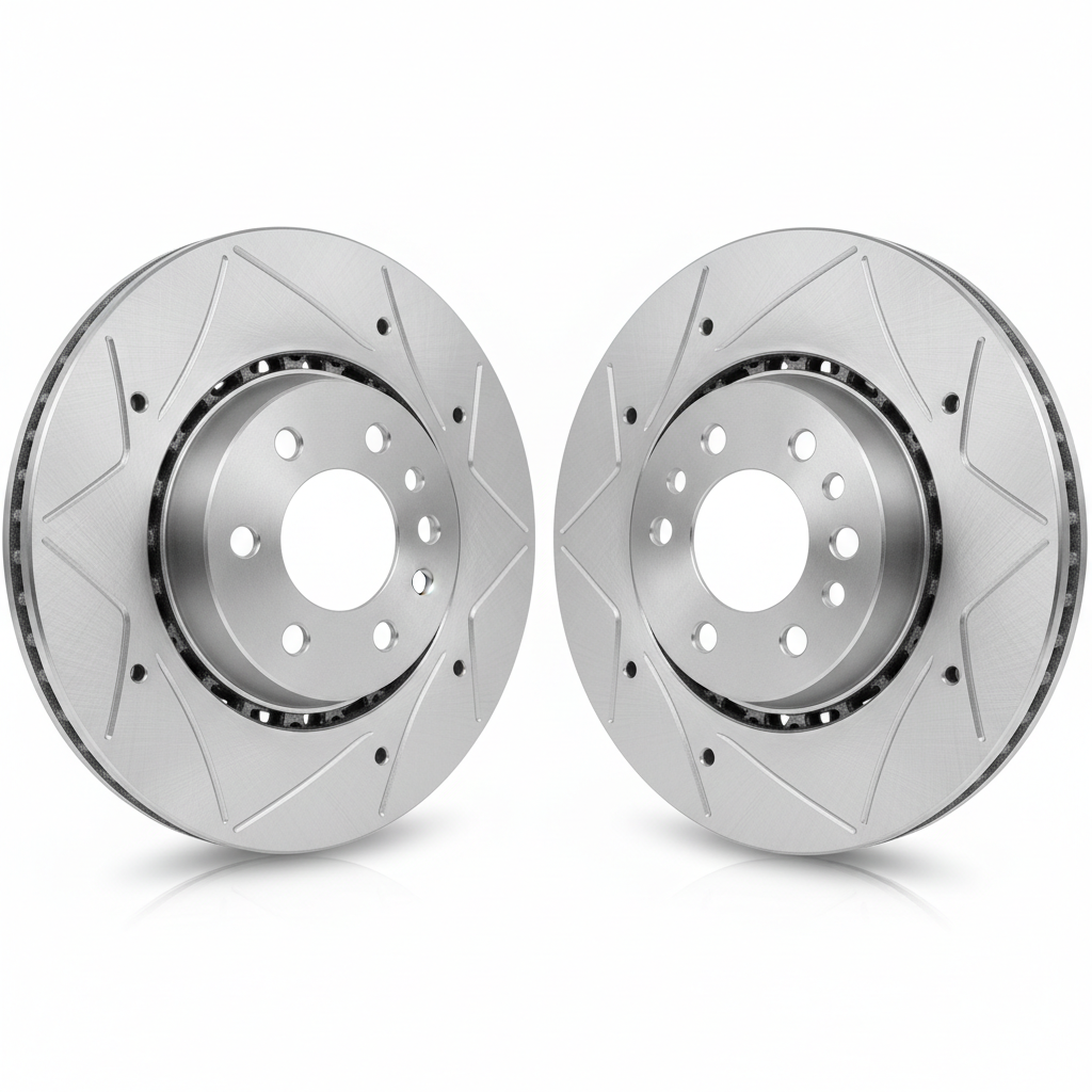 Front Brake Rotor Pair - Multi Vehicle Fitment