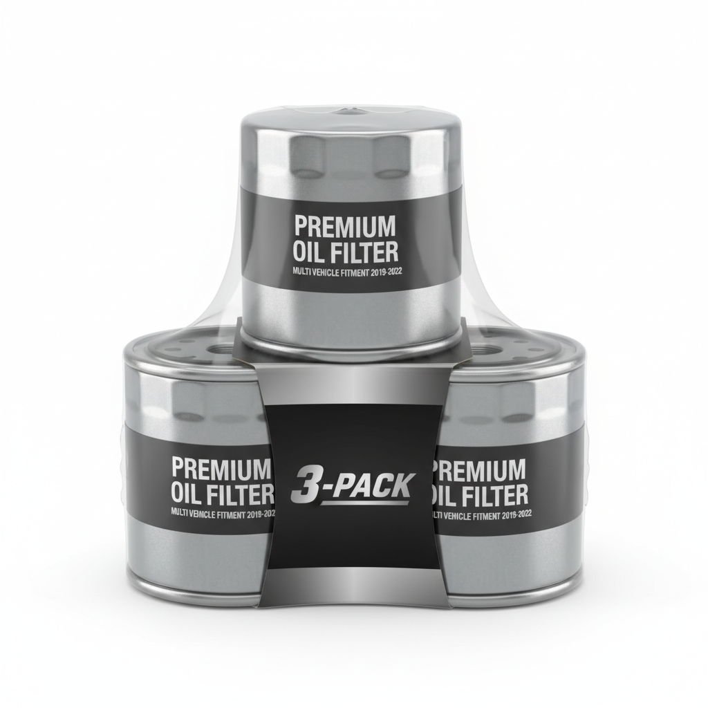 Premium Oil Filter 3-Pack - Multi Vehicle Fitment 2019-2022