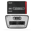 Audi Q7 4L (2006 - 2015) Gloss Black Honeycomb RS-Q7 Style Front Bumper Bar Grille