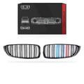 BMW 4 Series F32 / F33 / F36 / F82 / F83 (2013 - 2020) Gloss Black M4 Style Front Bumper Bar Grille