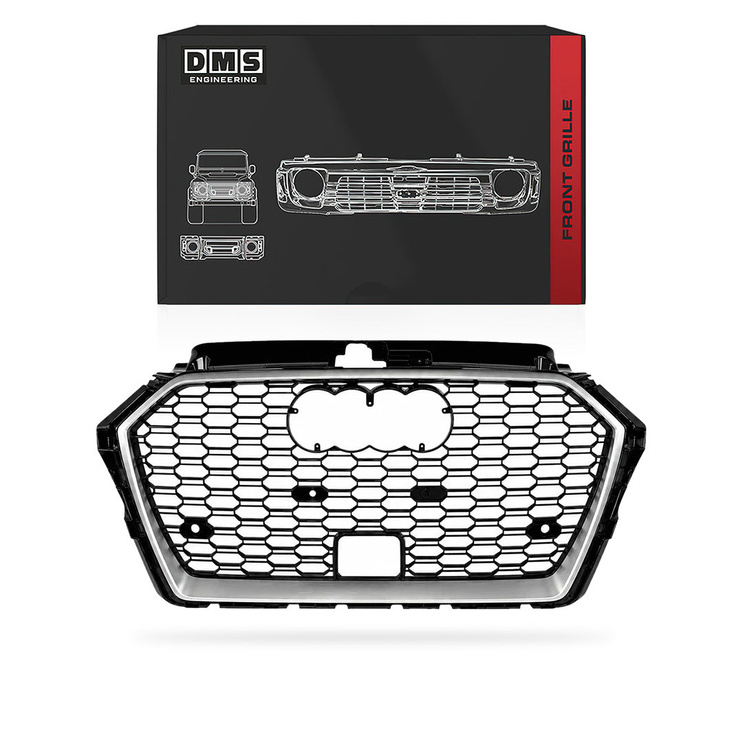 Audi S3 8V (2017 - 2020) Silver Black RS3 Style Grille