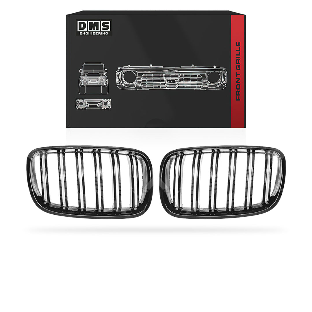 BMW X6 E71 / E72 (2008 - 2014) Gloss Black F86 X5M X6M Style Front Kidney Grille