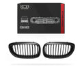 BMW 3-Series E46 (2003 - 2005) Matte Black Front Bumper Bar Kidney Grille