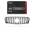 Mercedes-Benz GLA-Class X156 (2013 - 2016) Black Panamericana AMG Style Front Bumper Bar Grille