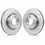 Front Brake Rotor Pair - Multi Vehicle Fitment 2018-2022
