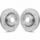 Front Brake Rotor Pair - Multi Vehicle Fitment