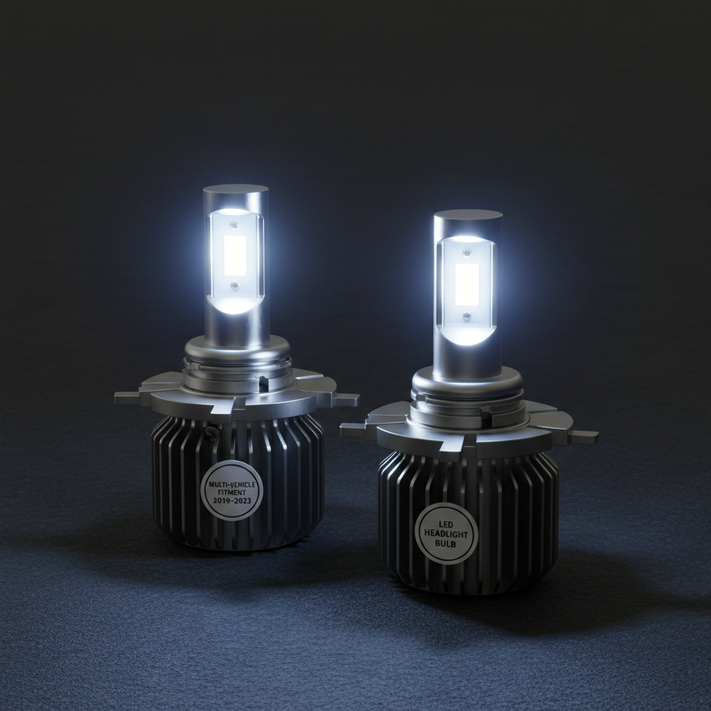 LED Headlight Bulb Pair - Multi Vehicle Fitment 2019-2023