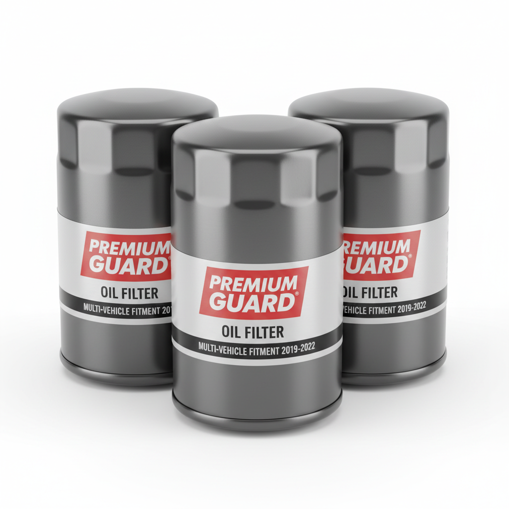 Premium Oil Filter 3-Pack - Multi Vehicle Fitment 2019-2022