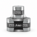 Premium Oil Filter 3-Pack - Multi Vehicle Fitment 2019-2022