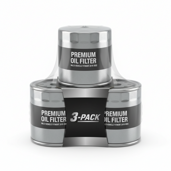 Premium Oil Filter 3-Pack - Multi Vehicle Fitment 2019-2022