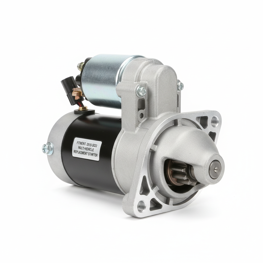 Replacement Starter Motor - Multi Vehicle Fitment 2018-2022